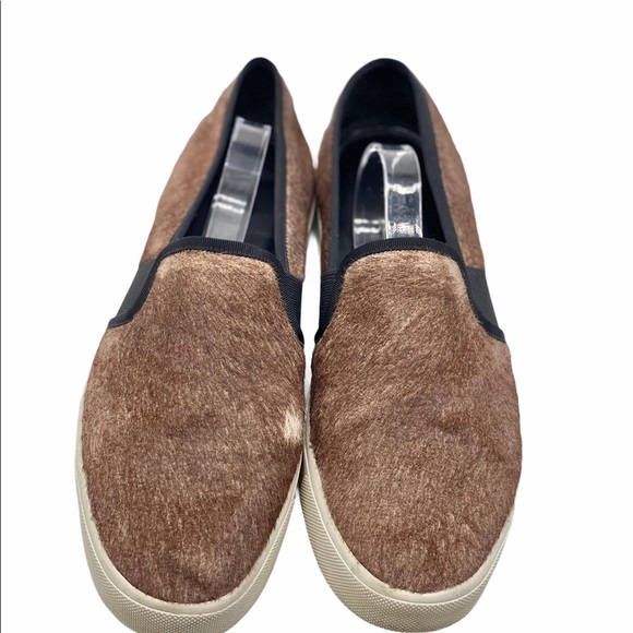 VINCE GUC Berlin Brown Calf Half Slip On Sneakers - Picture 8 of 14